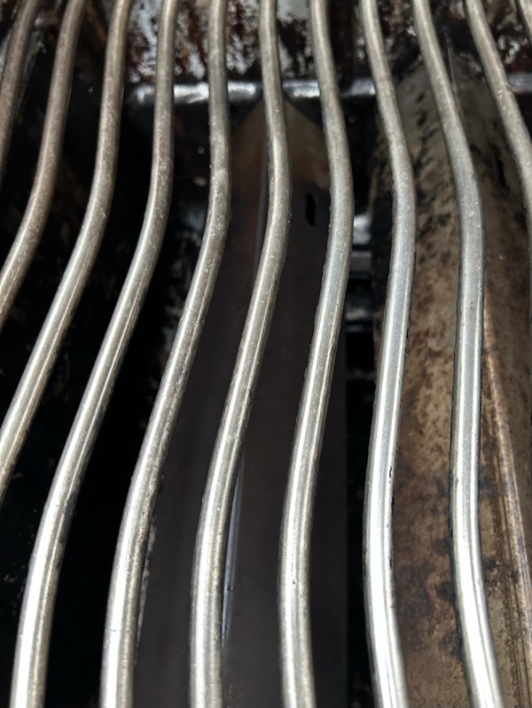 Clean BBQ grates after cleaning